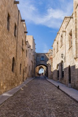 Doğu Akdeniz 'deki Yunan güneş adasında tatil hissi - Rodos / Yunanistan