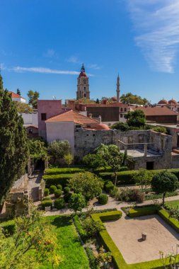Doğu Akdeniz 'deki Yunan güneş adasında tatil hissi - Rodos / Yunanistan