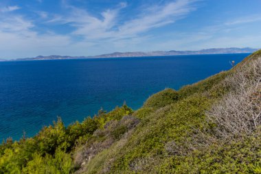 Doğu Akdeniz 'deki Yunan güneş adasında tatil hissi - Rodos / Yunanistan