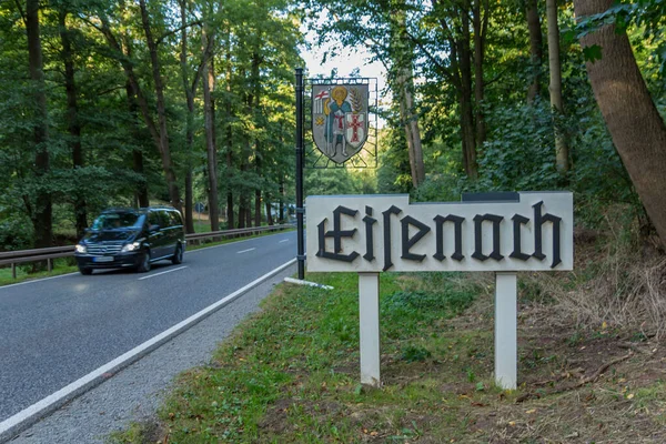 Autumn Walk Beautiful Wartburg Castle Thuringian Forest Eisenach Türingia Németország — Stock Fotó