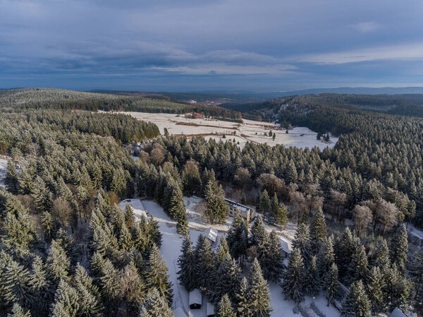 Winter Hiking in different places through the Thuringian Forest - Thueringer Wald / Germany