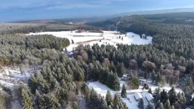 Thüringen Ormanı boyunca farklı yerlerde yürüyüş - Almanya