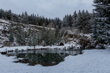 Thüringen Ormanı boyunca farklı yerlerde yürüyüş - Almanya