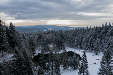 Thüringen Ormanı boyunca farklı yerlerde yürüyüş - Almanya