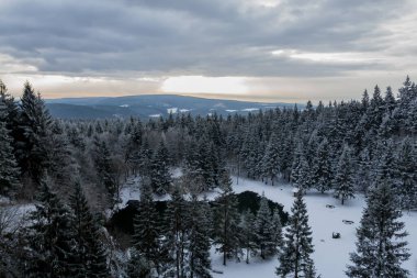 Thüringen Ormanı boyunca farklı yerlerde yürüyüş - Almanya