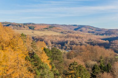 Thüringen Ormanı boyunca farklı yerlerde kış yürüyüşü - Almanya