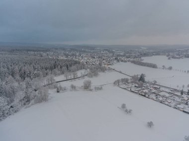 Thüringen Ormanı boyunca farklı yerlerde kış yürüyüşü - Almanya