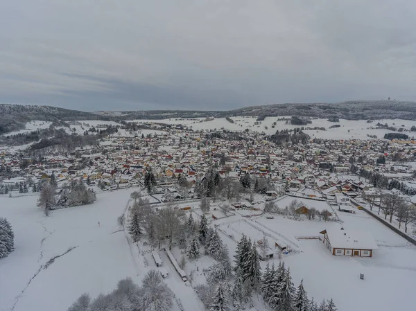 Vintervandring Olika Platser Genom Thüringen Tyskland — Stockfoto