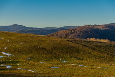 Schmalkalden 'in güzel şehri Thüringen, Almanya' da bahar yürüyüşü
