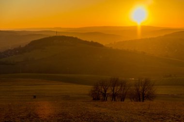 Schmalkalden 'in güzel şehri Thüringen, Almanya' da bahar yürüyüşü