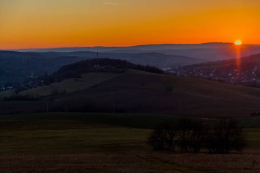 Schmalkalden 'in güzel şehri Thüringen, Almanya' da bahar yürüyüşü
