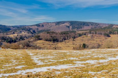 Schmalkalden - Thüringen - Almanya 'nın güzel doğasında bahar yürüyüşü