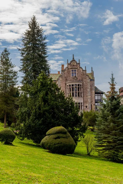 Passeggiata Primaverile Nel Bellissimo Parco Altenstein Vicino Bad Liebenstein Turingia — Foto Stock