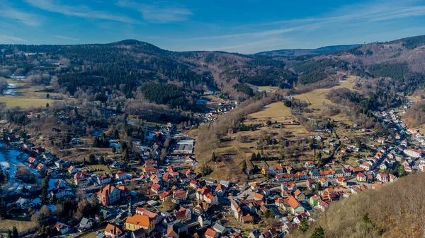 Vårvandring Genom Den Vackra Naturen Runt Schmalkalden Thüringen Tyskland — Stockfoto