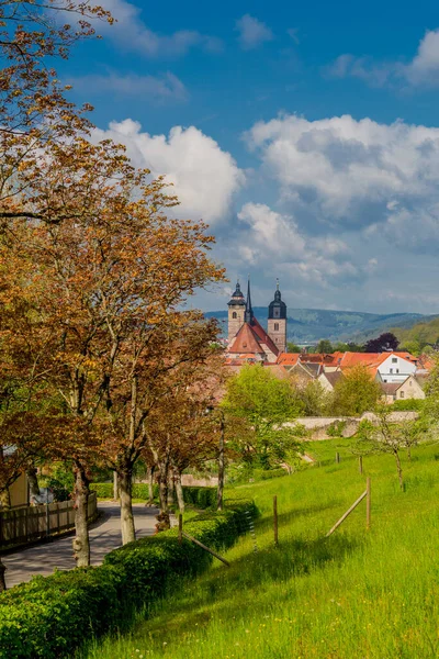 Spring Walk Beautiful City Schmalkalden Thuringia Germany — Stock Photo, Image