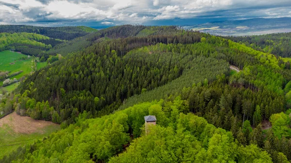 Promenad Till Det Medeltida Frankenbergs Slott Nära Schmalkalden Thüringen Tyskland — Stockfoto