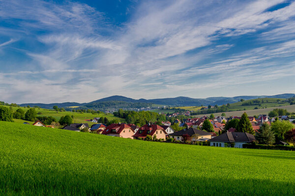 Summer Walk through the beautiful city of Schmalkalden - Thuringia - Germany