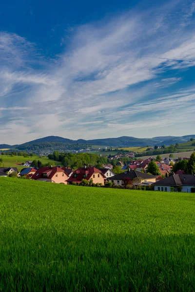 Летняя Прогулка Прекрасному Городу Шмальфеден Тюрингия Германия — стоковое фото