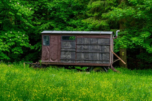 Pequeño Paseo Verano Por Hermosa Naturaleza Schmalkalden Turingia — Foto de Stock