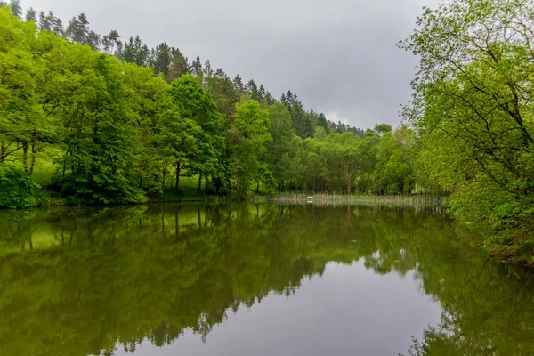 Kleiner Sommerspaziergang Durch Die Schöne Natur Von Schmalkalden Thüringen — Stockfoto