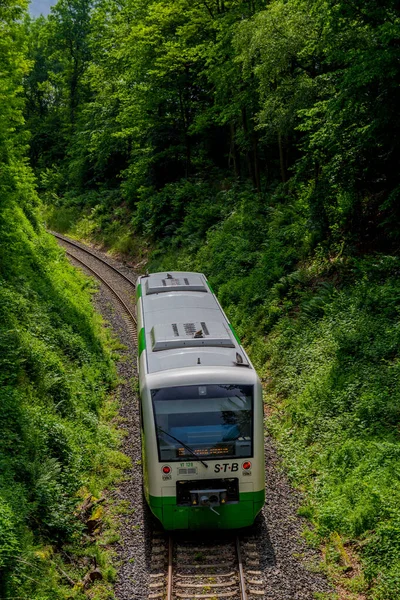 南テューリンゲン州の美しい自然を歩く — ストック写真