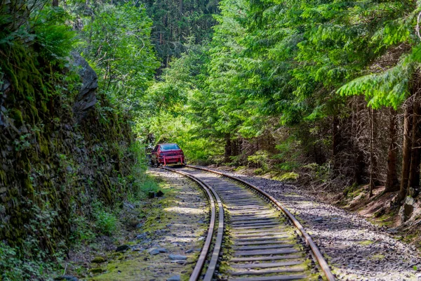 Wanderung Rund Die Staumauer Hohenwarte Thüringer Meer Bei Ziegenrück — Stockfoto