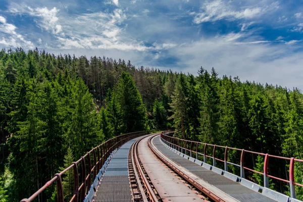 Caminhada Torno Barragem Hohenwarte Mar Turíngia Perto Ziegenrueck — Fotografia de Stock