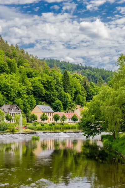 Wanderung Rund Die Staumauer Hohenwarte Thüringer Meer Bei Ziegenrück — Stockfoto