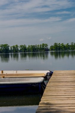 Doğu Thüringen 'deki Plothen göletlerinde dolaş.  