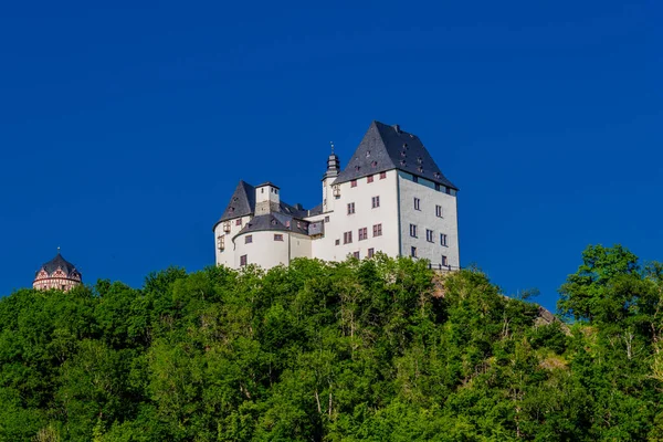 Dia Verão Torno Castelo Burgk Vale Saale — Fotografia de Stock