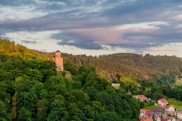 Letní Procházka Krásnou Přírodou Durynských Lesů — Stock fotografie