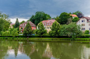 Schmalkalden 'in güzel şehrinde yaz yürüyüşü