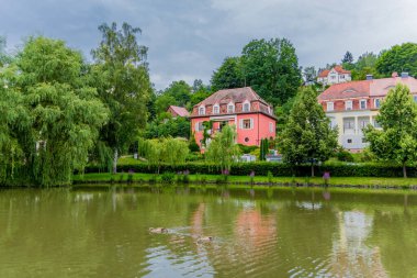 Schmalkalden 'in güzel şehrinde yaz yürüyüşü