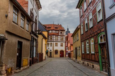 Schmalkalden 'in güzel şehrinde yaz yürüyüşü
