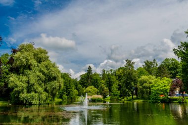 Kötü Liebenstein 'in güzel şehrinde yaz yürüyüşü