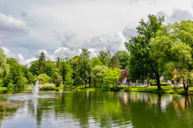 Kötü Liebenstein 'in güzel şehrinde yaz yürüyüşü