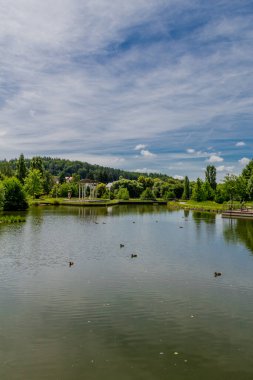Kötü Liebenstein 'in güzel şehrinde yaz yürüyüşü