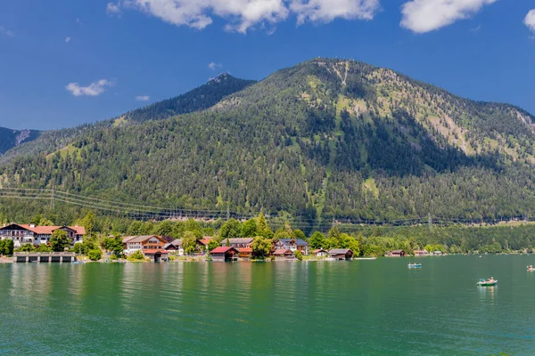 Férias Sentindo Aound Belo Lago Walchen Baviera — Fotografia de Stock