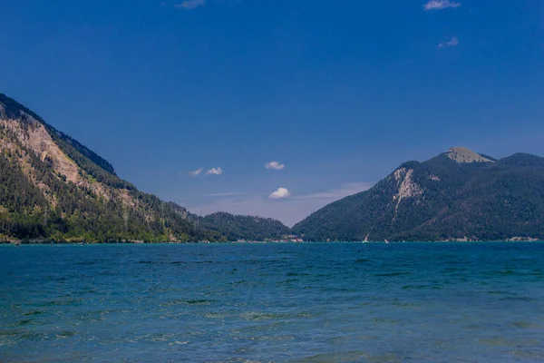 Holiday Feeling Bayern Den Vakre Walchensjøen – stockfoto