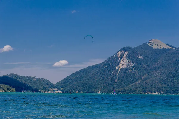 Férias Sentindo Aound Belo Lago Walchen Baviera — Fotografia de Stock