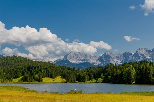 Urlaubsfeeling Schönen Wagenbrucher See Bayern — Stockfoto