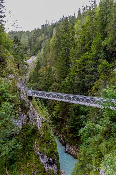 Férias Sentindo Torno Bela Leutaschklamm Tirol — Fotografia de Stock