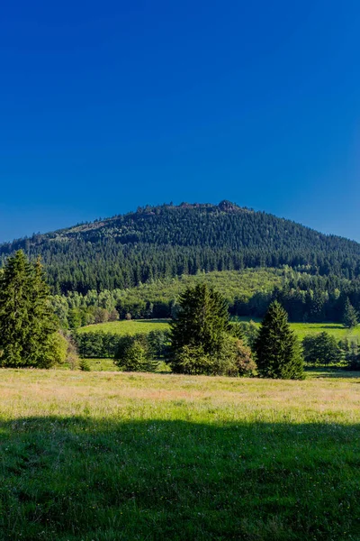 Schöne Spätsommerwanderung Durch Den Thüringer Wald Steinbach Hallenberg Deutschland — Stockfoto