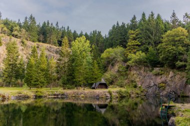 Rennsteig 'de güzel bir havada sonbahar uyanışı