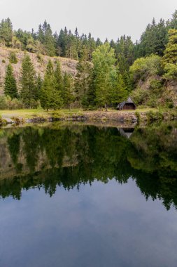 Rennsteig 'de güzel bir havada sonbahar uyanışı