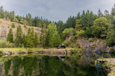 Rennsteig 'de güzel bir havada sonbahar uyanışı