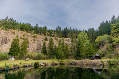 Rennsteig 'de güzel bir havada sonbahar uyanışı