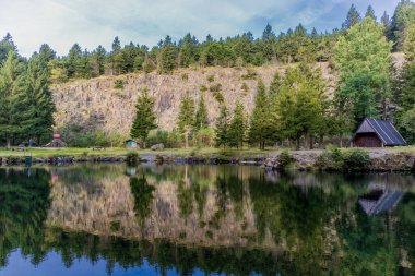 Rennsteig 'de güzel bir havada sonbahar uyanışı