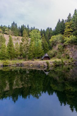 Rennsteig 'de güzel bir havada sonbahar uyanışı