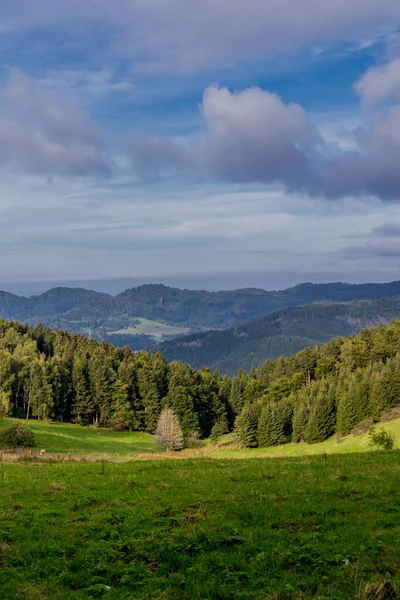 Őszi Ébredés Rennsteigen Gyönyörű Időben — Stock Fotó